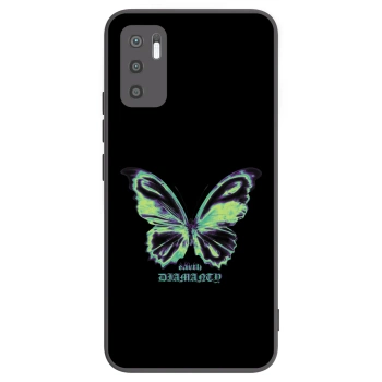 Picasee silikónový čierny obal pre Xiaomi Redmi Note 10 5G - Diamanty Blue