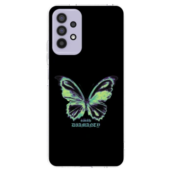 Picasee silikónový prehľadný obal pre Samsung Galaxy A32 4G SM-A325F - Diamanty Blue