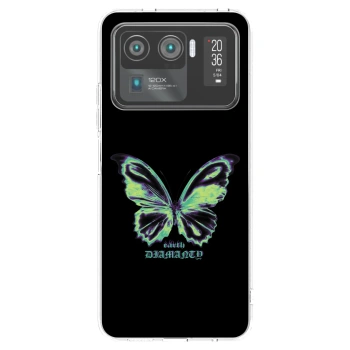 Picasee silikónový prehľadný obal pre Xiaomi Mi 11 Ultra - Diamanty Blue