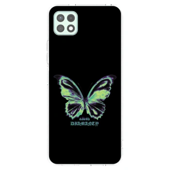 Picasee silikónový prehľadný obal pre Samsung Galaxy A22 A226B 5G - Diamanty Blue