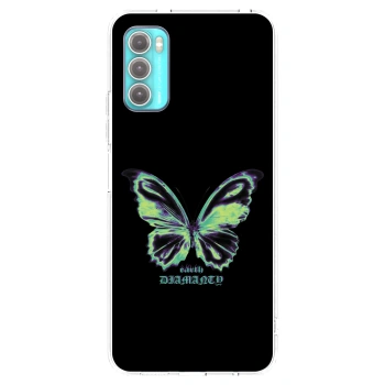 Picasee silikónový prehľadný obal pre Motorola Moto G60 - Diamanty Blue