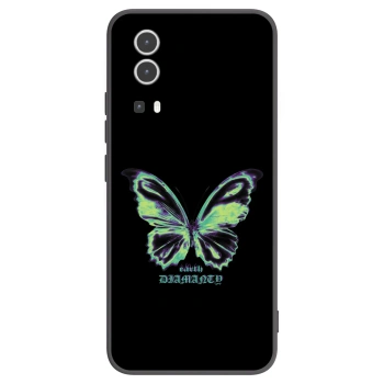 Picasee silikónový čierny obal pre Vivo Y72 5G - Diamanty Blue