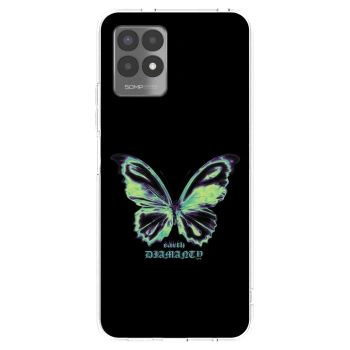 Picasee silikónový prehľadný obal pre Realme 8i - Diamanty Blue