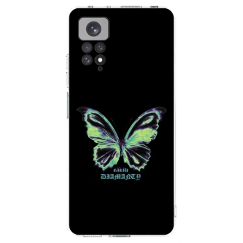 Picasee silikónový prehľadný obal pre Xiaomi Redmi Note 11 - Diamanty Blue