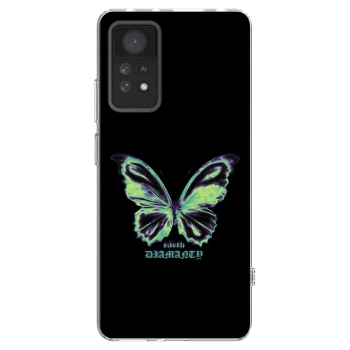 Picasee silikónový prehľadný obal pre Xiaomi Redmi Note 11 Pro 5G - Diamanty Blue