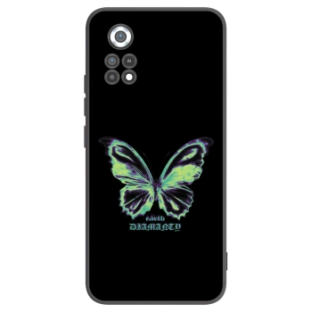 Picasee silikónový čierny obal pre Xiaomi Poco X4 Pro 5G - Diamanty Blue