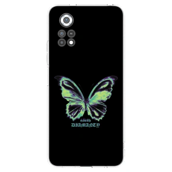Picasee silikónový prehľadný obal pre Xiaomi Poco X4 Pro 5G - Diamanty Blue