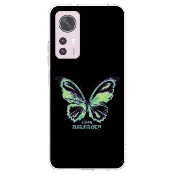 Picasee silikónový prehľadný obal pre Xiaomi 12 - Diamanty Blue