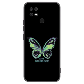 Picasee silikónový čierny obal pre Xiaomi Redmi 10C - Diamanty Blue