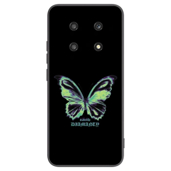 Picasee silikónový čierny obal pre Honor Magic4 Lite 5G - Diamanty Blue