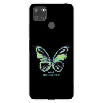 Picasee silikónový prehľadný obal pre Realme C21Y - Diamanty Blue