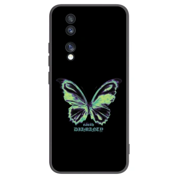 Picasee silikónový čierny obal pre Honor 70 - Diamanty Blue