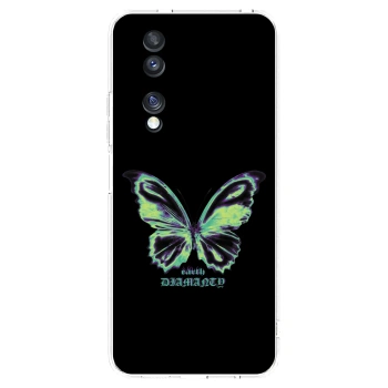 Picasee silikónový prehľadný obal pre Honor 70 - Diamanty Blue
