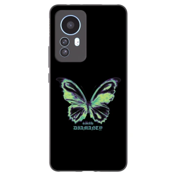 Picasee silikónový čierny obal pre Xiaomi 12T Pro - Diamanty Blue