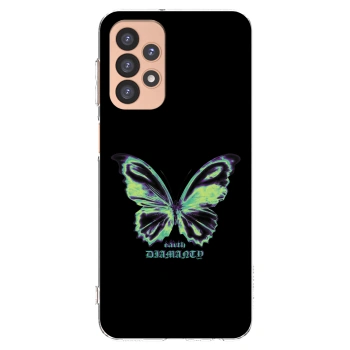Picasee silikónový prehľadný obal pre Samsung Galaxy A23 A236B 5G - Diamanty Blue