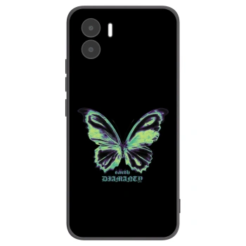 Picasee silikónový čierny obal pre Xiaomi Redmi A1 - Diamanty Blue