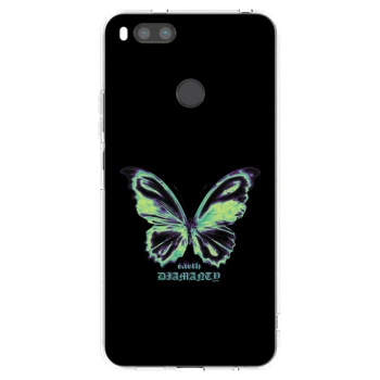 Picasee silikónový prehľadný obal pre Xiaomi Redmi A1 - Diamanty Blue
