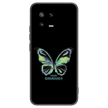 Picasee silikónový čierny obal pre Xiaomi 13 Pro - Diamanty Blue