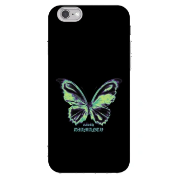 Picasee silikónový prehľadný obal pre Apple iPhone 6/6S - Diamanty Blue