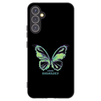 Picasee silikónový čierny obal pre Samsung Galaxy A34 5G A346B - Diamanty Blue