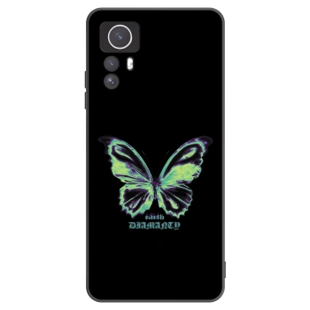 Picasee silikónový čierny obal pre Xiaomi Redmi Note 12S - Diamanty Blue