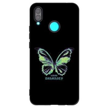 Picasee silikónový čierny obal pre Huawei Nova 3 - Diamanty Blue