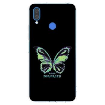Picasee silikónový prehľadný obal pre Huawei Nova 3 - Diamanty Blue