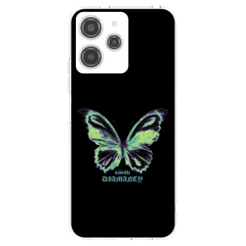 Picasee silikónový prehľadný obal pre Xiaomi Redmi 12 4G - Diamanty Blue