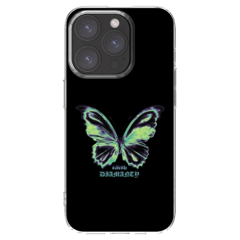 Picasee silikónový prehľadný obal pre Apple iPhone 15 Pro - Diamanty Blue