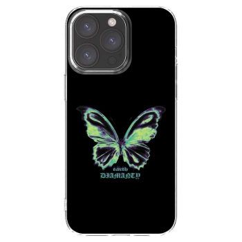 Picasee silikónový prehľadný obal pre Apple iPhone 15 Pro Max - Diamanty Blue