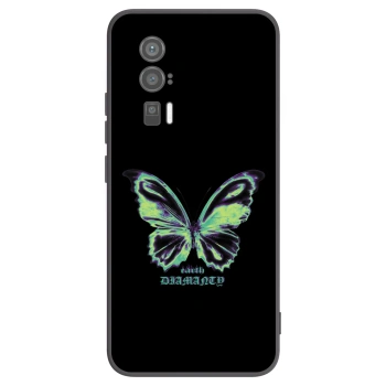 Picasee silikónový čierny obal pre Xiaomi Poco F5 Pro 5G - Diamanty Blue