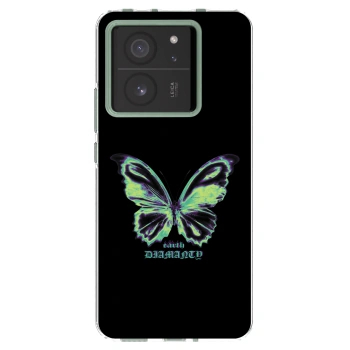 Picasee silikónový prehľadný obal pre Xiaomi 13T Pro - Diamanty Blue