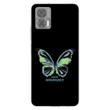 Picasee silikónový prehľadný obal pre Motorola Edge 30 Neo - Diamanty Blue