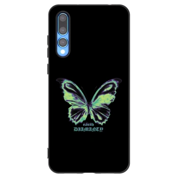 Picasee silikónový čierny obal pre Huawei P20 Pro - Diamanty Blue