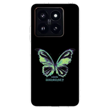Picasee silikónový prehľadný obal pre Xiaomi 14 Pro - Diamanty Blue