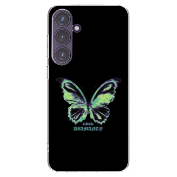 Picasee silikónový prehľadný obal pre Samsung Galaxy S24+ S926B 5G - Diamanty Blue