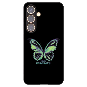 Picasee silikónový čierny obal pre Samsung Galaxy S24 S921B 5G - Diamanty Blue