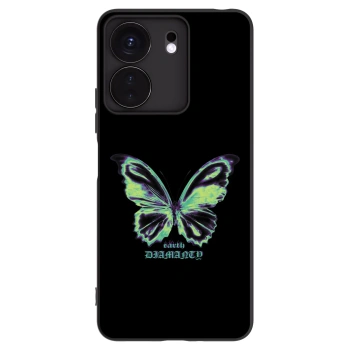 Picasee silikónový čierny obal pre Xiaomi Redmi 13C 4G - Diamanty Blue