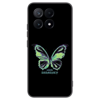 Picasee silikónový čierny obal pre Xiaomi Poco X6 Pro - Diamanty Blue
