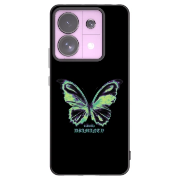 Picasee silikónový čierny obal pre Xiaomi Redmi Note 13 Pro 5G - Diamanty Blue