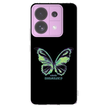 Picasee silikónový prehľadný obal pre Xiaomi Redmi Note 13 Pro 5G - Diamanty Blue