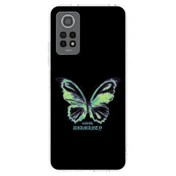 Picasee silikónový prehľadný obal pre Xiaomi Redmi Note 12 Pro 4G - Diamanty Blue