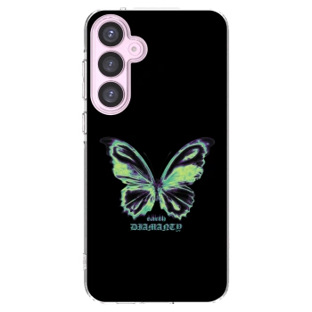 Picasee silikónový prehľadný obal pre Samsung Galaxy A55 5G A556B - Diamanty Blue