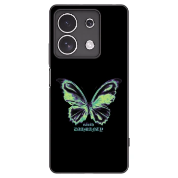 Picasee silikónový čierny obal pre Xiaomi Redmi Note 13 4G - Diamanty Blue