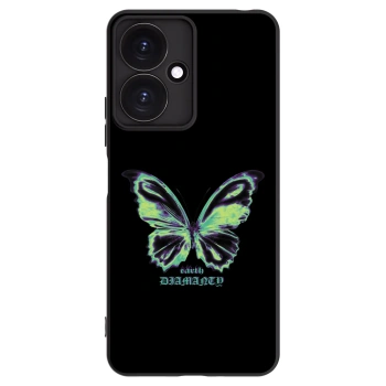 Picasee silikónový čierny obal pre Xiaomi Redmi 13C 5G - Diamanty Blue