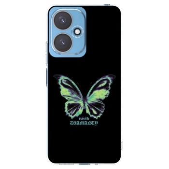 Picasee silikónový prehľadný obal pre Xiaomi Redmi 13C 5G - Diamanty Blue