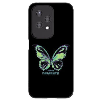 Picasee silikónový čierny obal pre Honor 200 Lite - Diamanty Blue