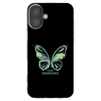 Picasee silikónový prehľadný obal pre Apple iPhone 16 Plus - Diamanty Blue