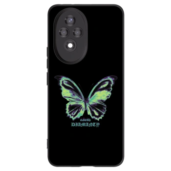 Picasee silikónový čierny obal pre Honor 200 Pro 5G - Diamanty Blue