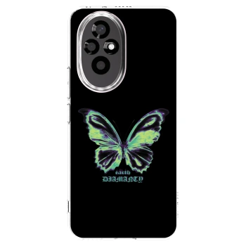Picasee silikónový prehľadný obal pre Honor 200 Pro 5G - Diamanty Blue